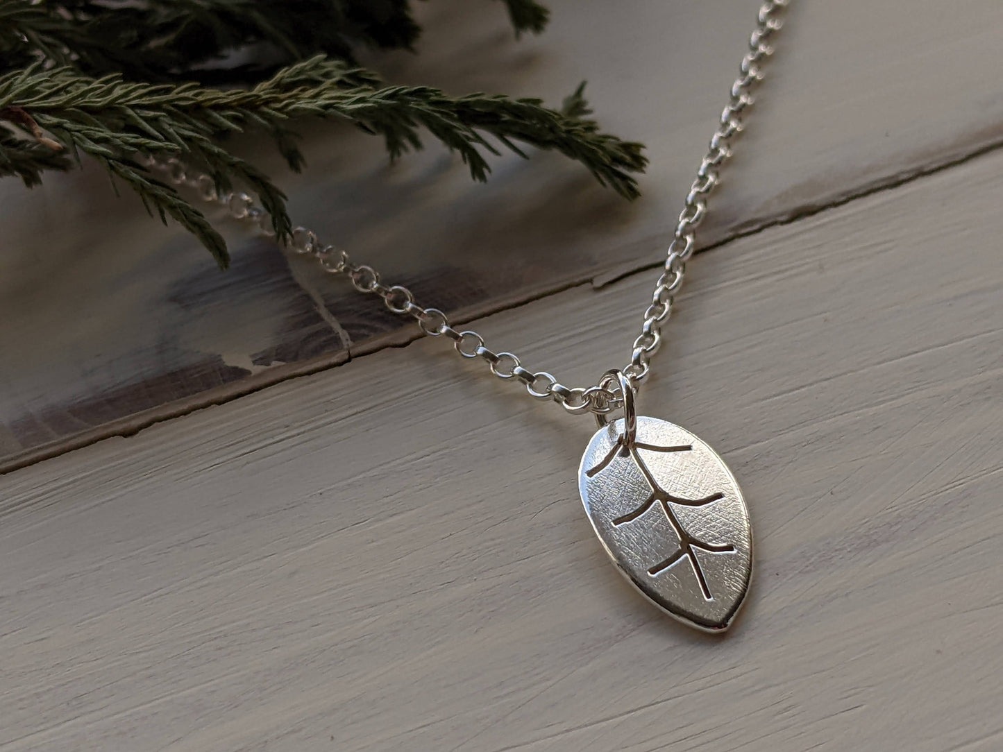 Miniature Leaf Pendant