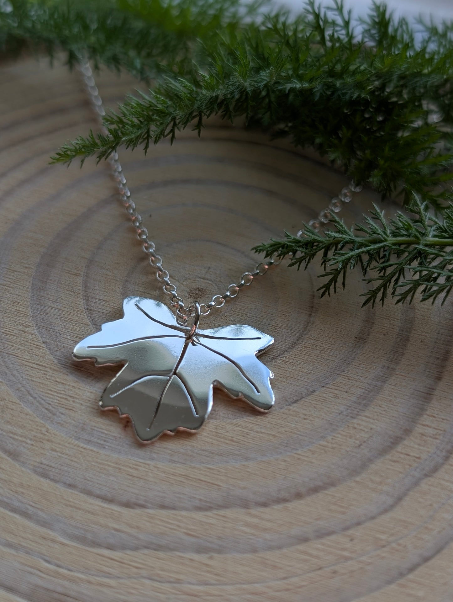 Maple / Sycamore Leaf Necklace