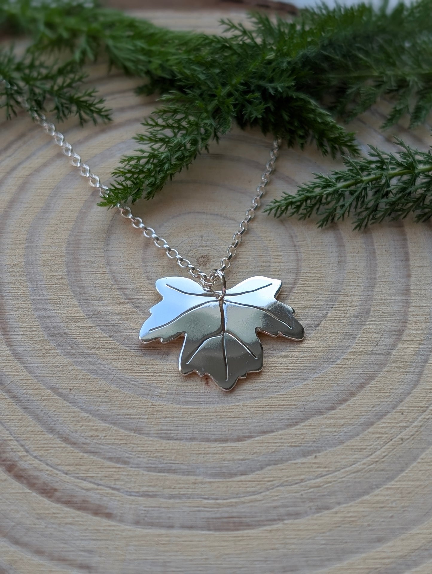 Maple / Sycamore Leaf Necklace