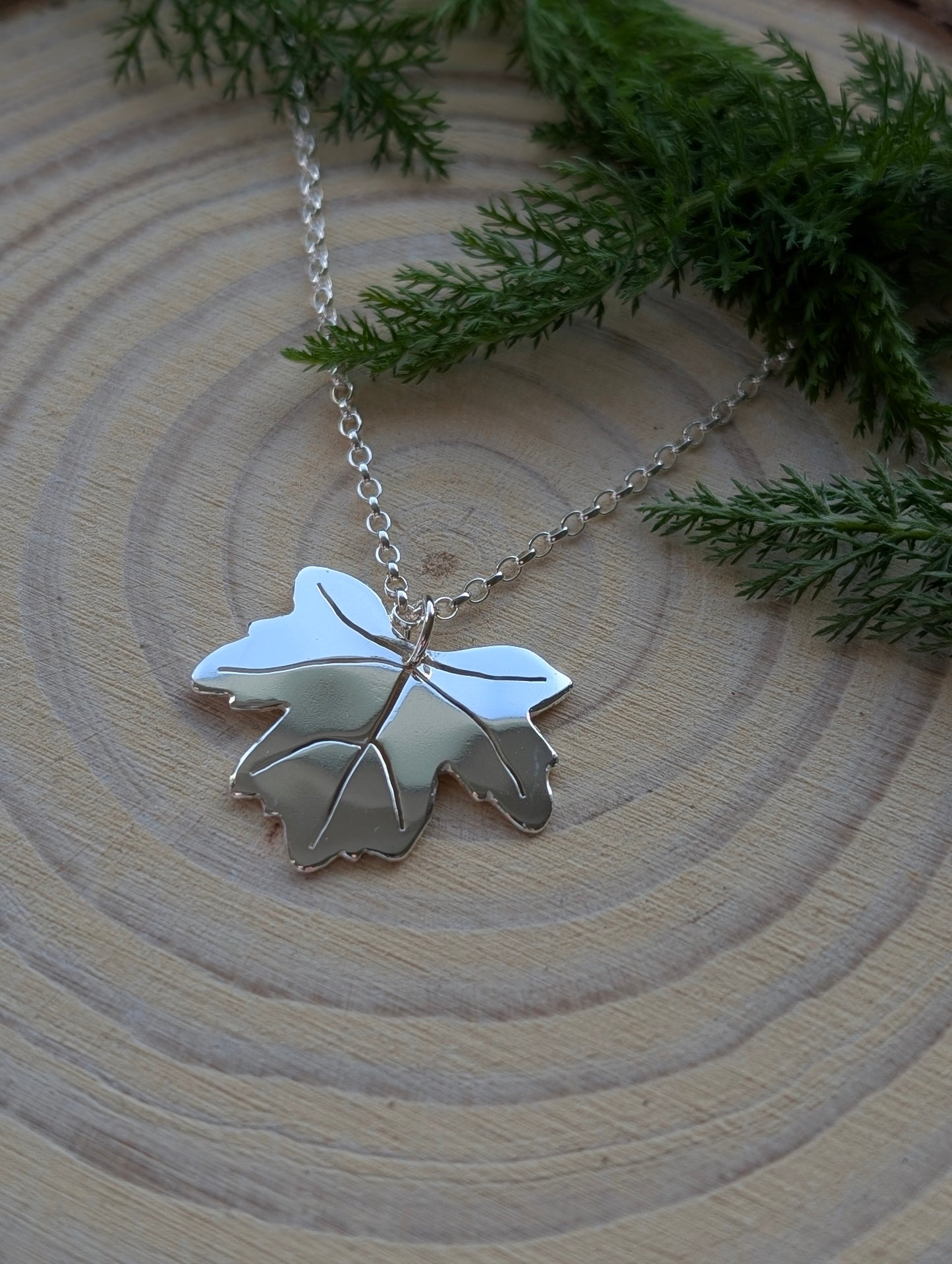 Maple / Sycamore Leaf Necklace