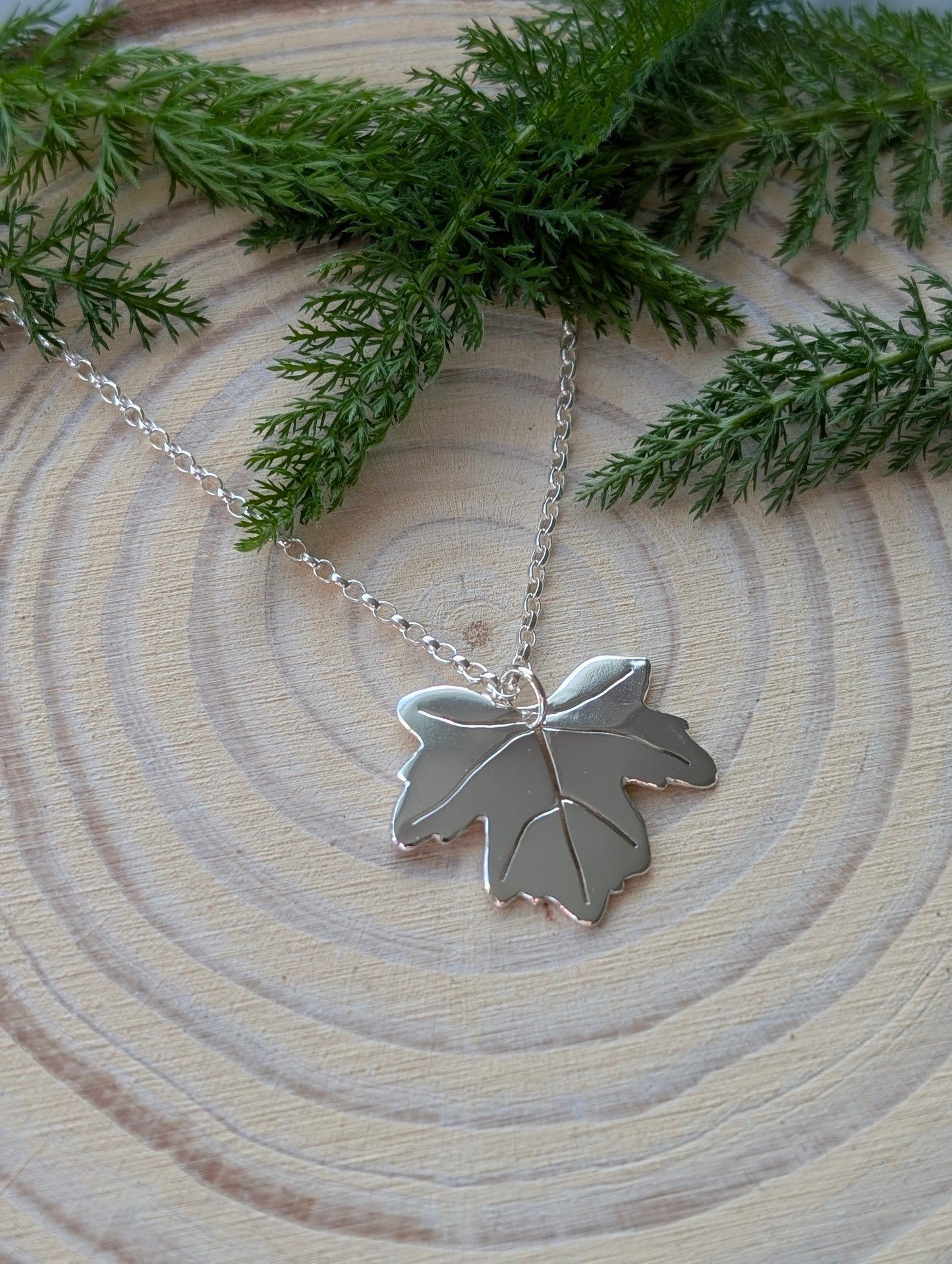 Maple / Sycamore Leaf Necklace