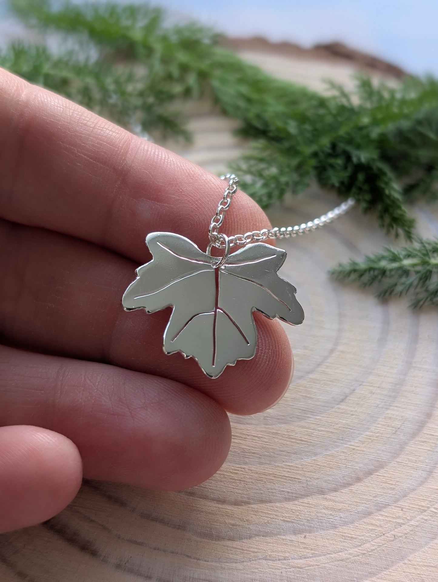 Maple / Sycamore Leaf Necklace