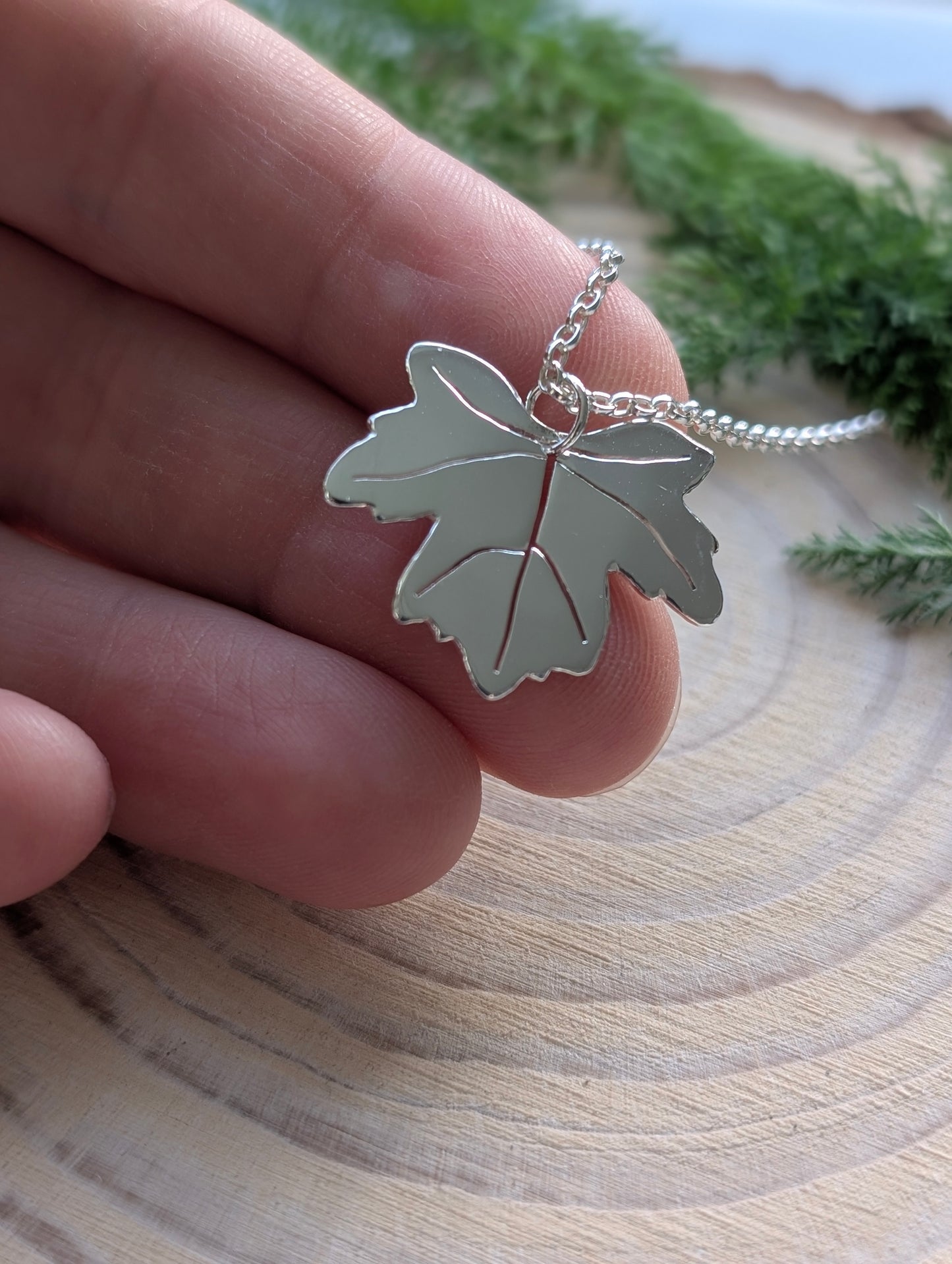 Maple / Sycamore Leaf Necklace