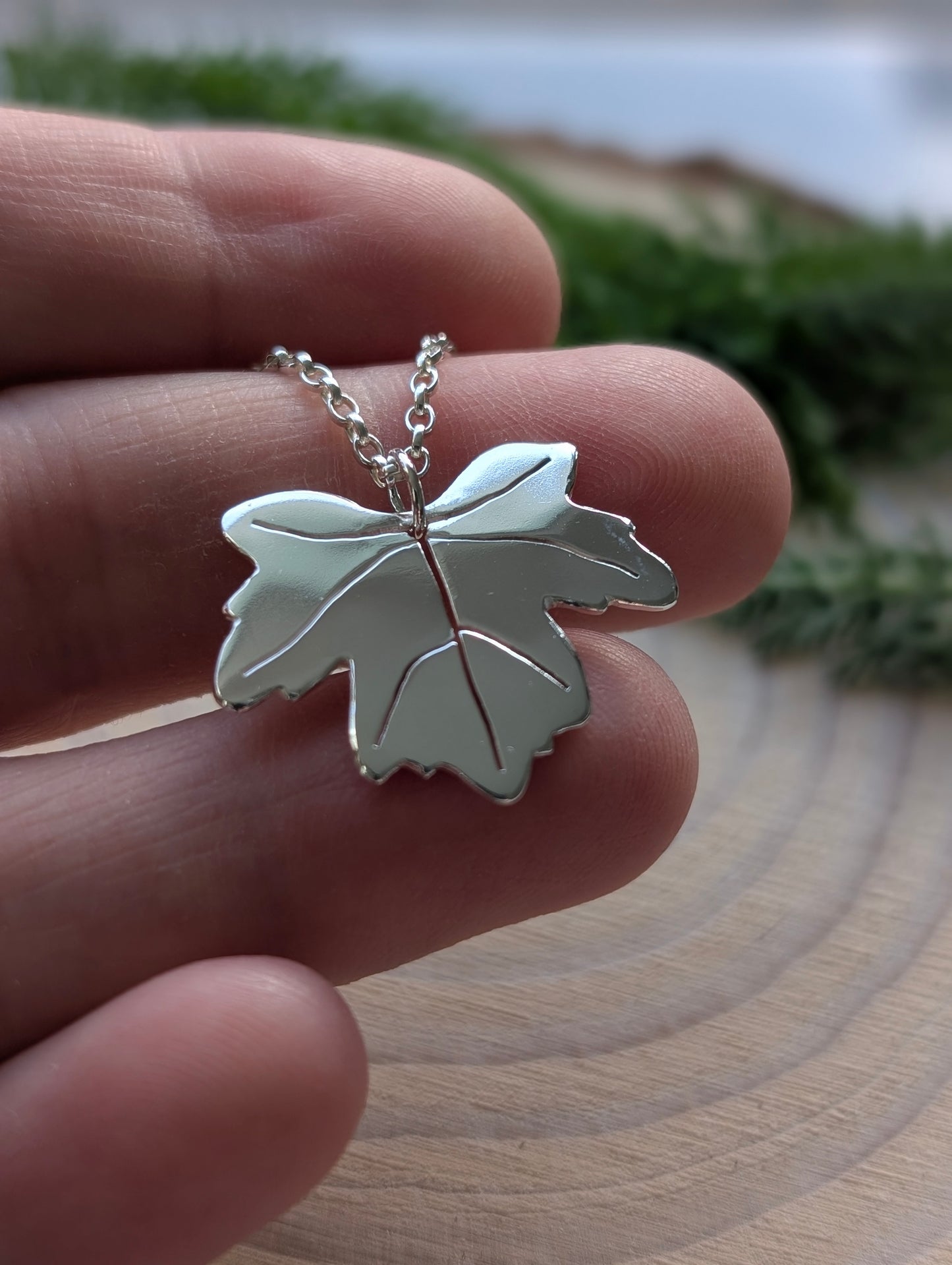 Maple / Sycamore Leaf Necklace