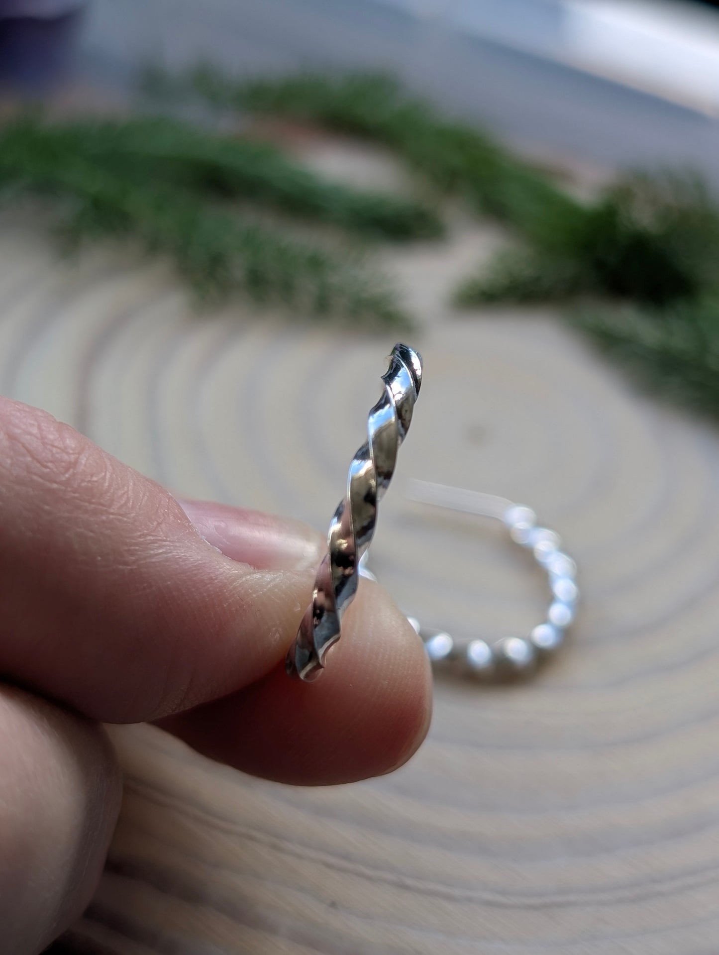 Twisted Hoop Earrings