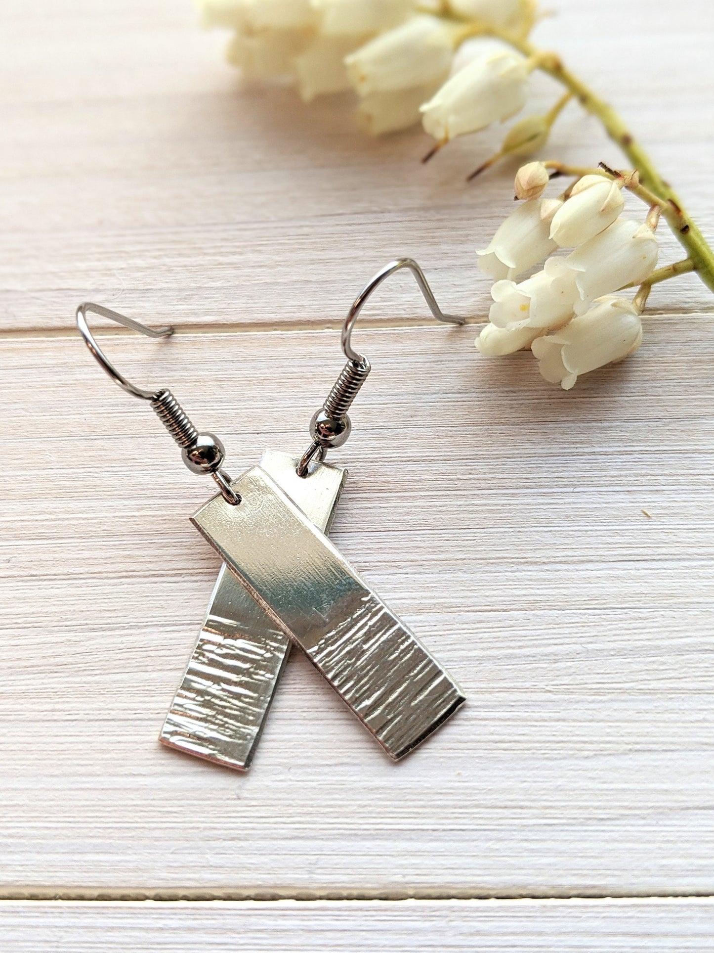 Beach Inspired Silver Bar Necklace