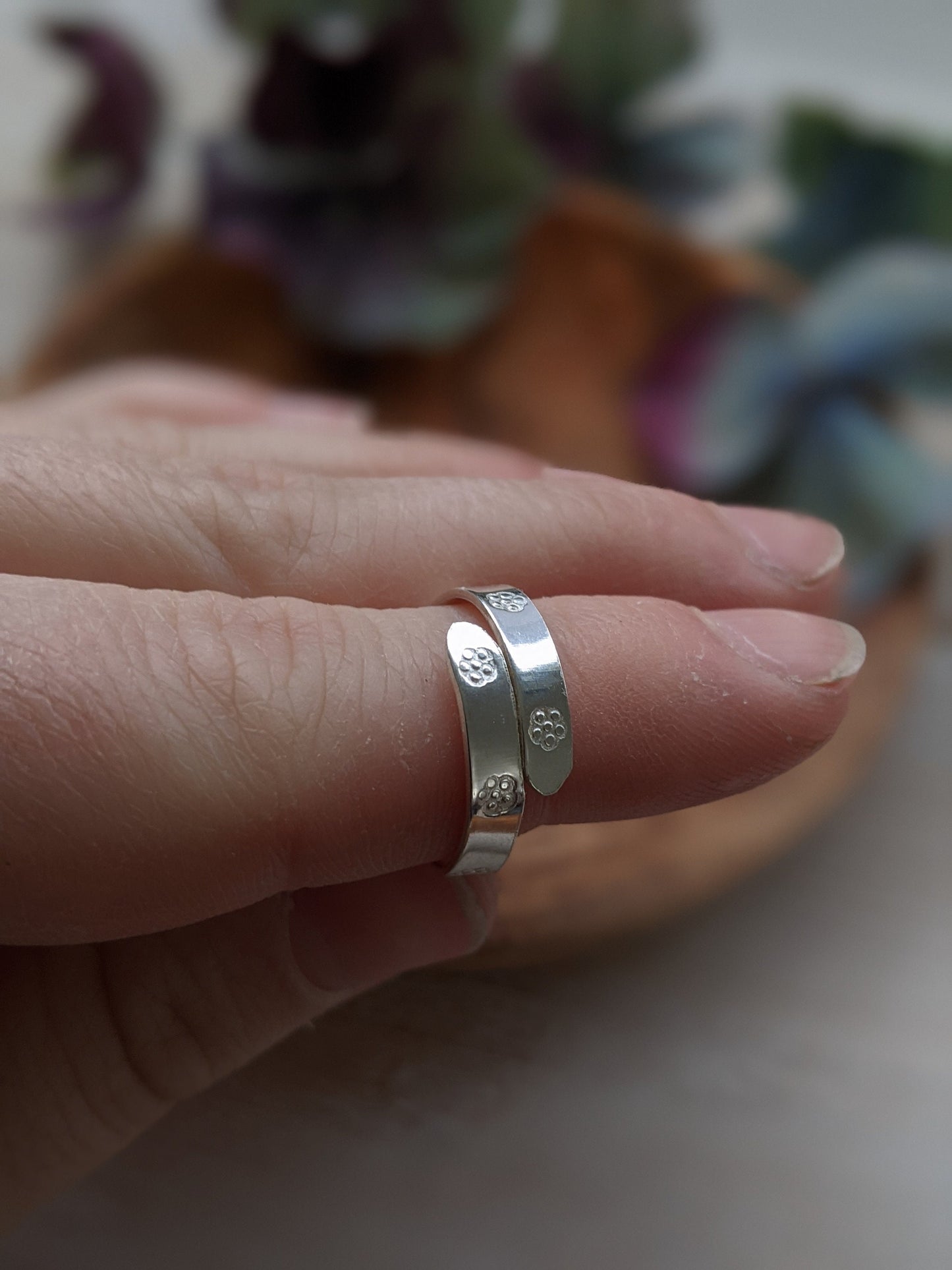 Flower Adjustable Ring