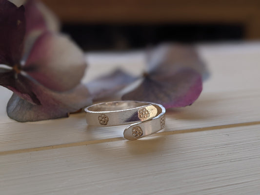 Flower Adjustable Ring