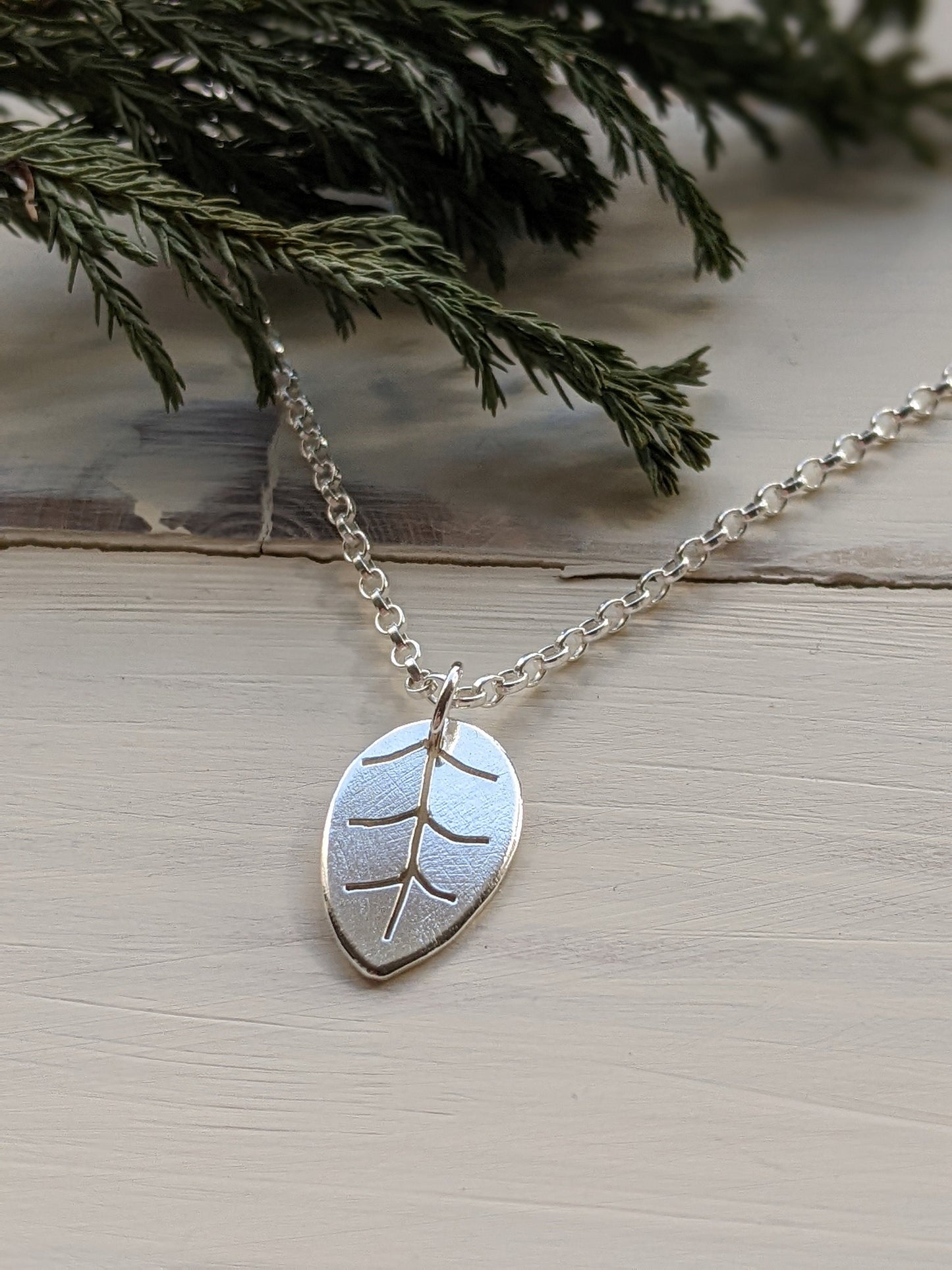 Miniature Leaf Pendant