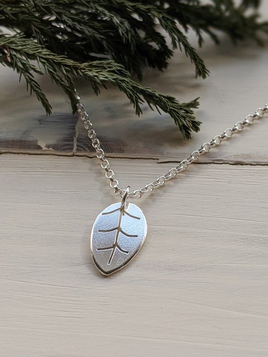Miniature Leaf Pendant