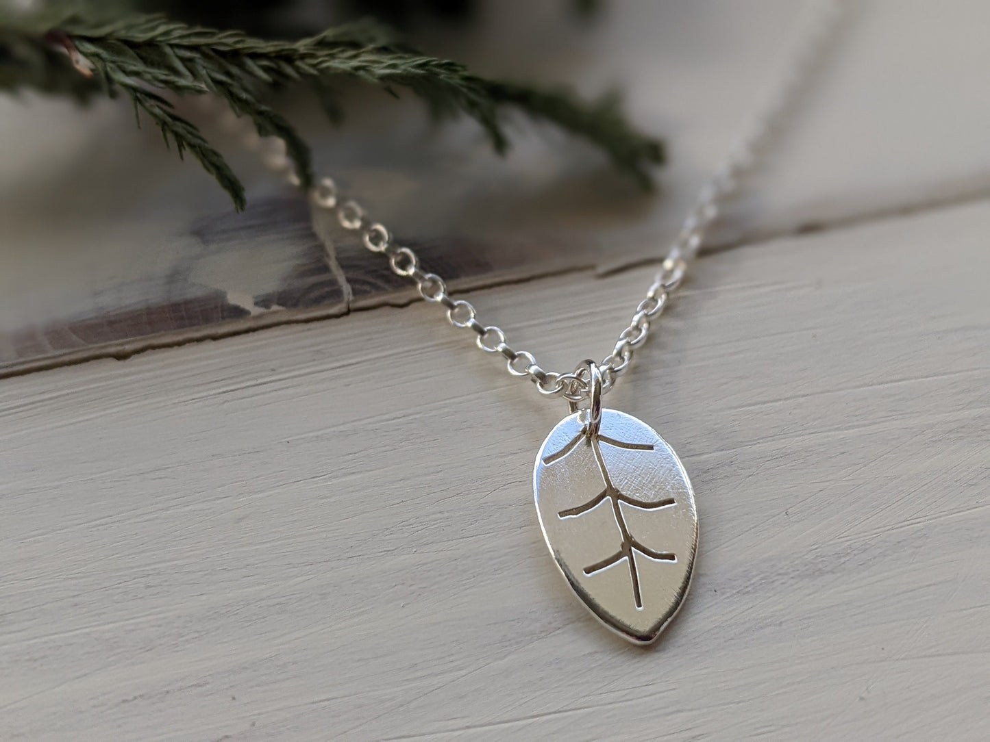 Miniature Leaf Pendant