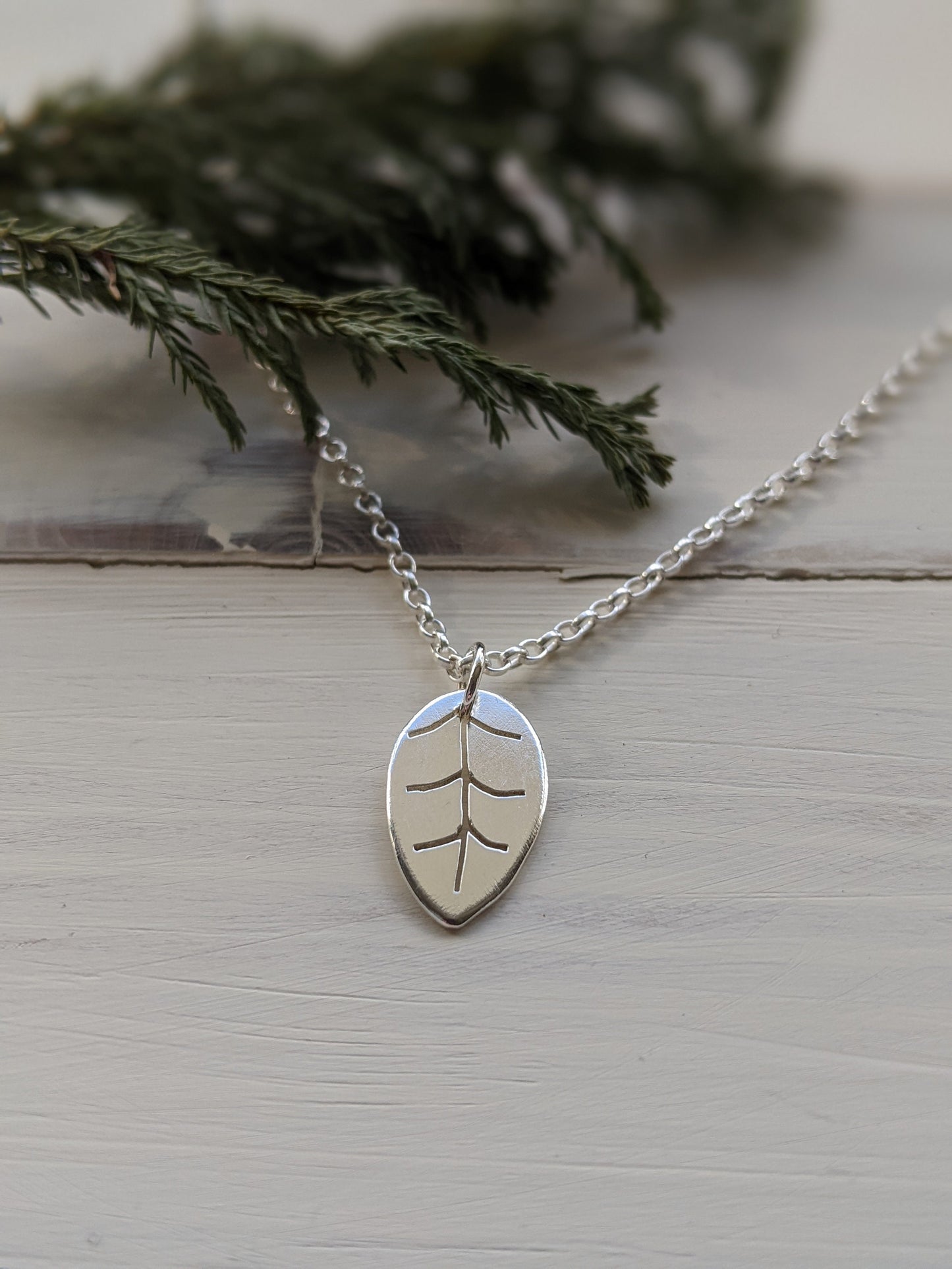 Miniature Leaf Pendant