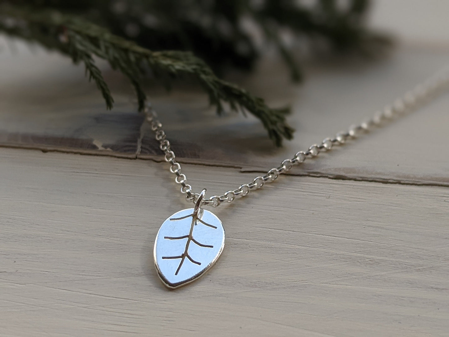 Miniature Leaf Pendant