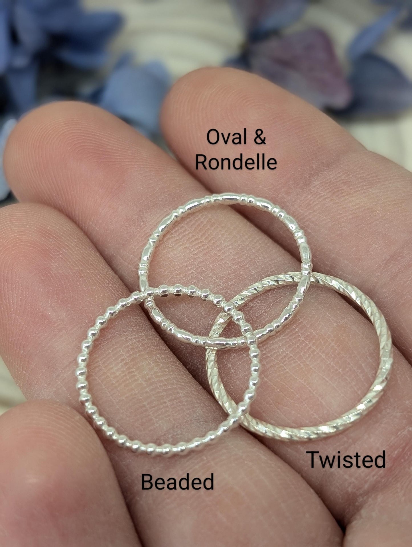 Sterling Silver Stacking Rings