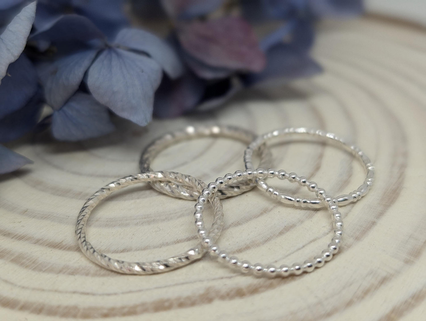 Sterling Silver Stacking Rings
